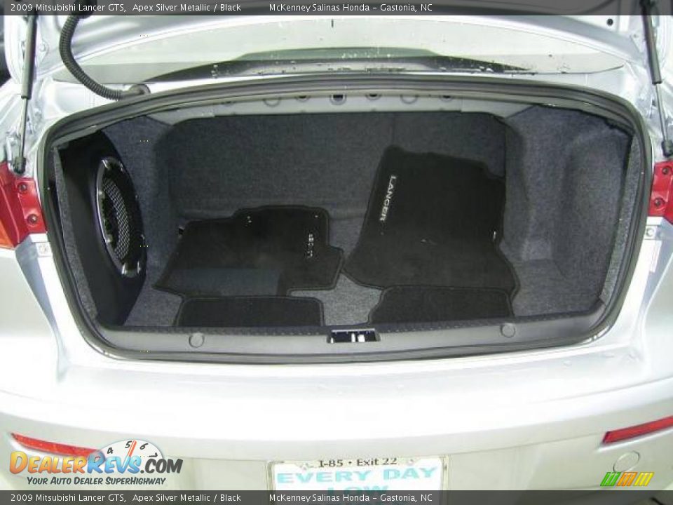 2009 Mitsubishi Lancer GTS Apex Silver Metallic / Black Photo #13