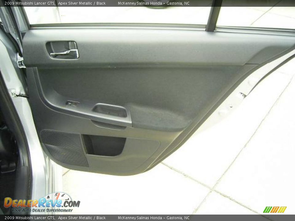 2009 Mitsubishi Lancer GTS Apex Silver Metallic / Black Photo #15