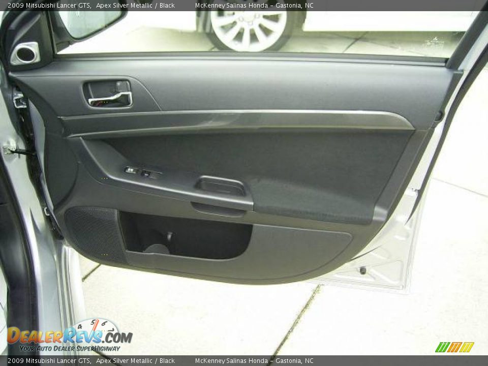 2009 Mitsubishi Lancer GTS Apex Silver Metallic / Black Photo #17