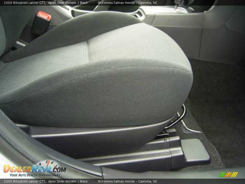 2009 Mitsubishi Lancer GTS Apex Silver Metallic / Black Photo #19