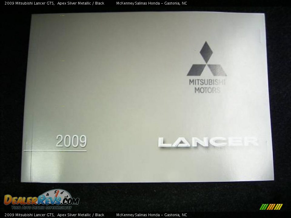 2009 Mitsubishi Lancer GTS Apex Silver Metallic / Black Photo #22