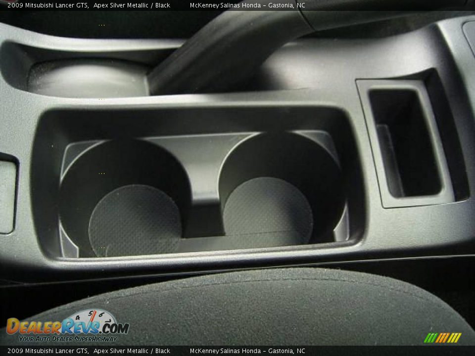 2009 Mitsubishi Lancer GTS Apex Silver Metallic / Black Photo #24