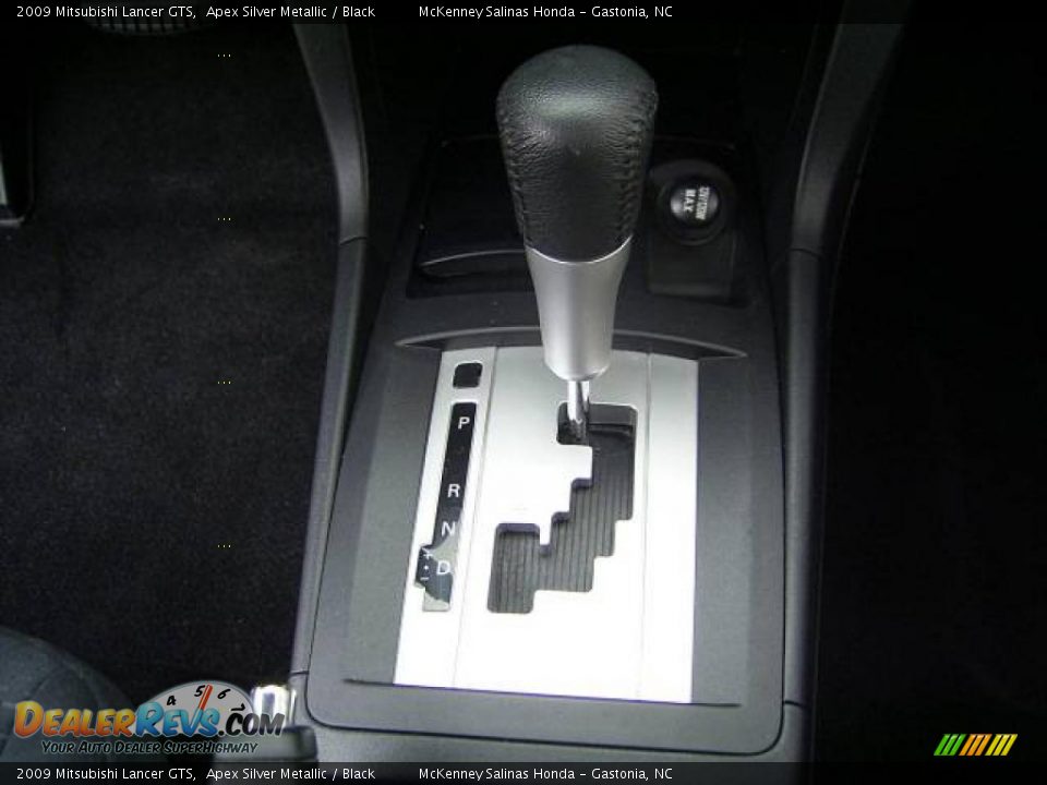 2009 Mitsubishi Lancer GTS Apex Silver Metallic / Black Photo #25