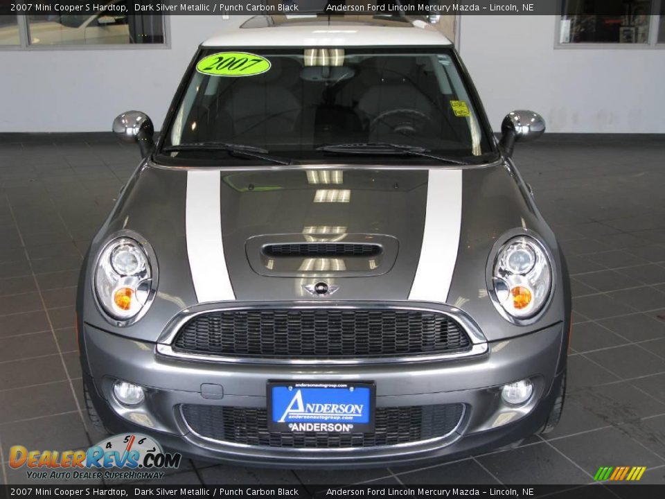 2007 Mini Cooper S Hardtop Dark Silver Metallic / Punch Carbon Black Photo #7