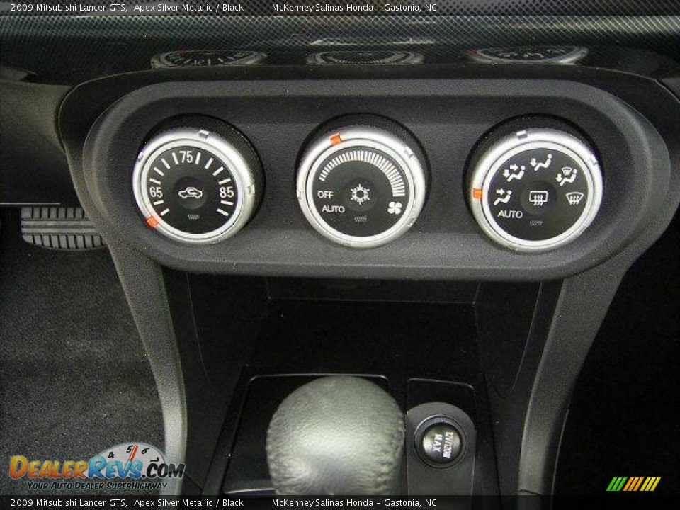 2009 Mitsubishi Lancer GTS Apex Silver Metallic / Black Photo #26
