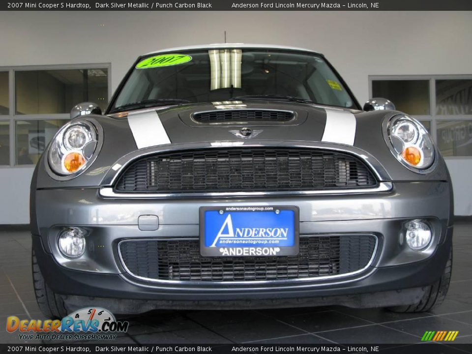 2007 Mini Cooper S Hardtop Dark Silver Metallic / Punch Carbon Black Photo #8