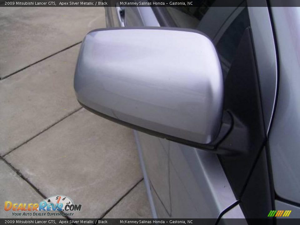 2009 Mitsubishi Lancer GTS Apex Silver Metallic / Black Photo #29