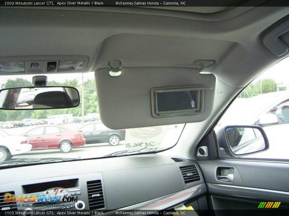 2009 Mitsubishi Lancer GTS Apex Silver Metallic / Black Photo #32