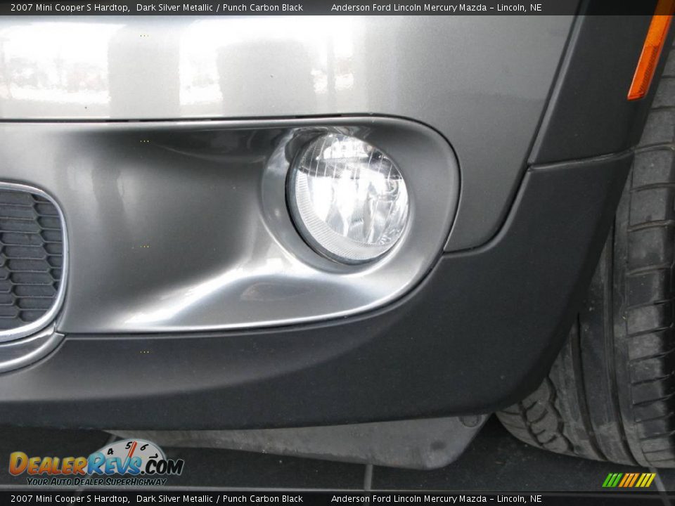 2007 Mini Cooper S Hardtop Dark Silver Metallic / Punch Carbon Black Photo #15