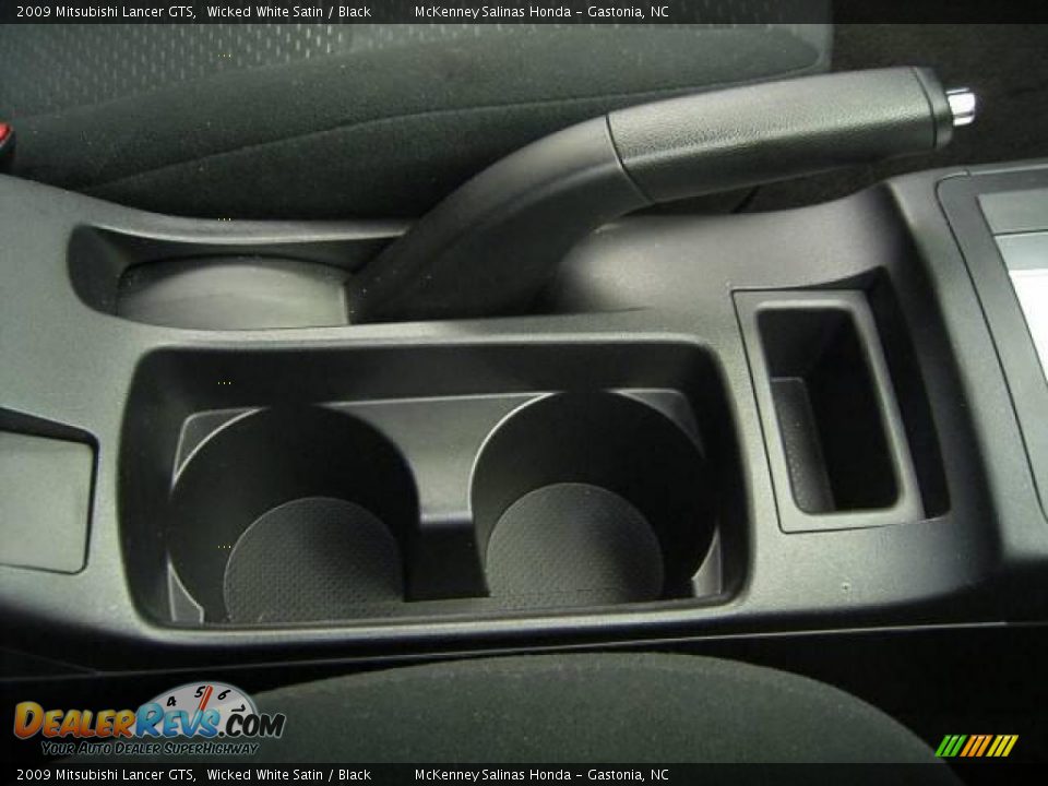 2009 Mitsubishi Lancer GTS Wicked White Satin / Black Photo #20