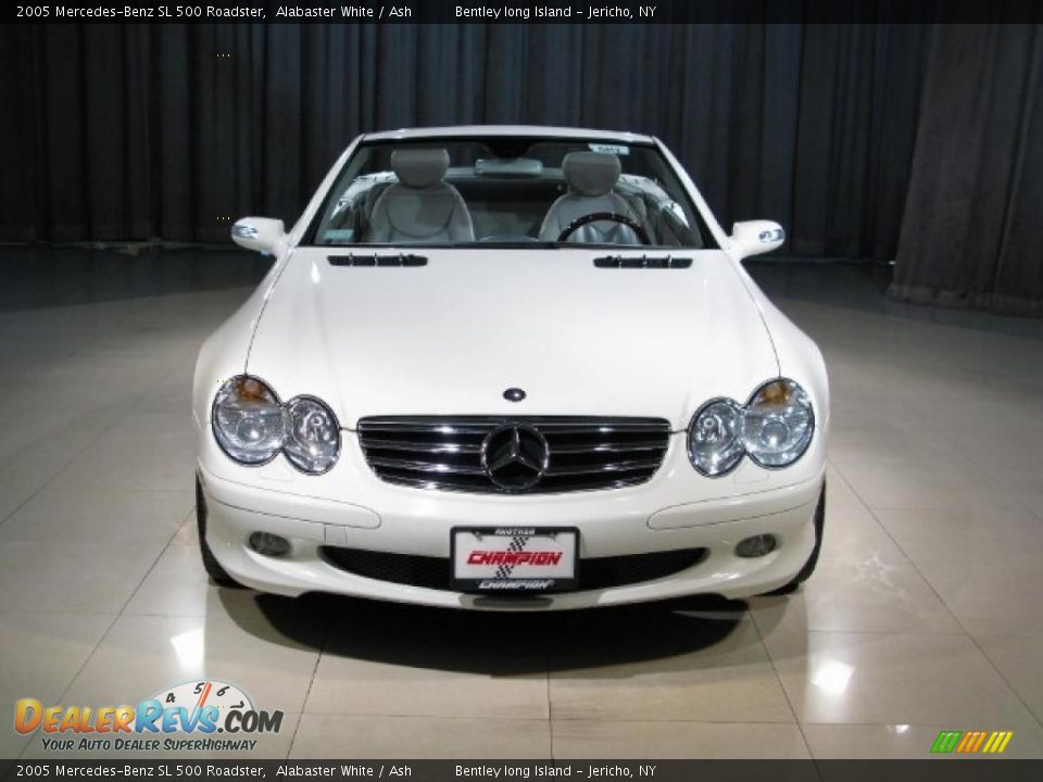 2005 Mercedes-Benz SL 500 Roadster Alabaster White / Ash Photo #4