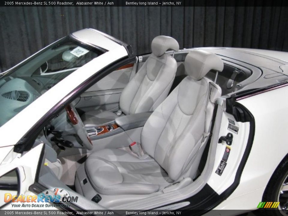 2005 Mercedes-Benz SL 500 Roadster Alabaster White / Ash Photo #5