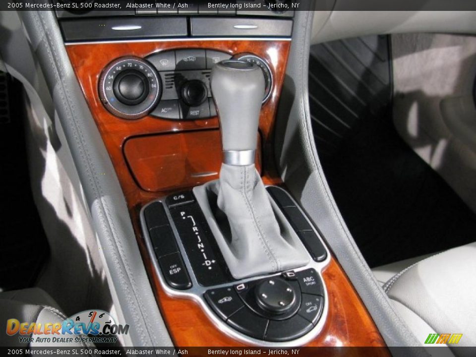 2005 Mercedes-Benz SL 500 Roadster Alabaster White / Ash Photo #10