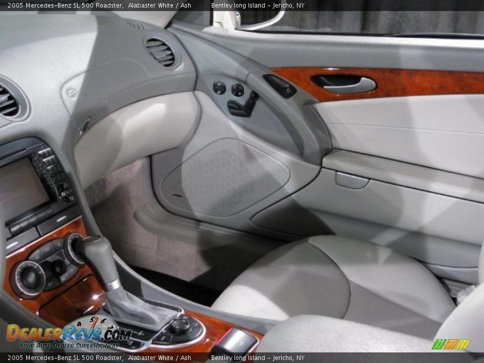 2005 Mercedes-Benz SL 500 Roadster Alabaster White / Ash Photo #11