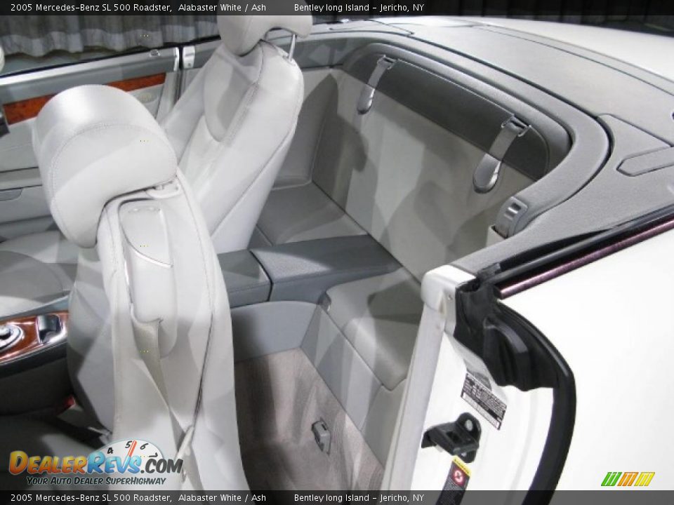 2005 Mercedes-Benz SL 500 Roadster Alabaster White / Ash Photo #13