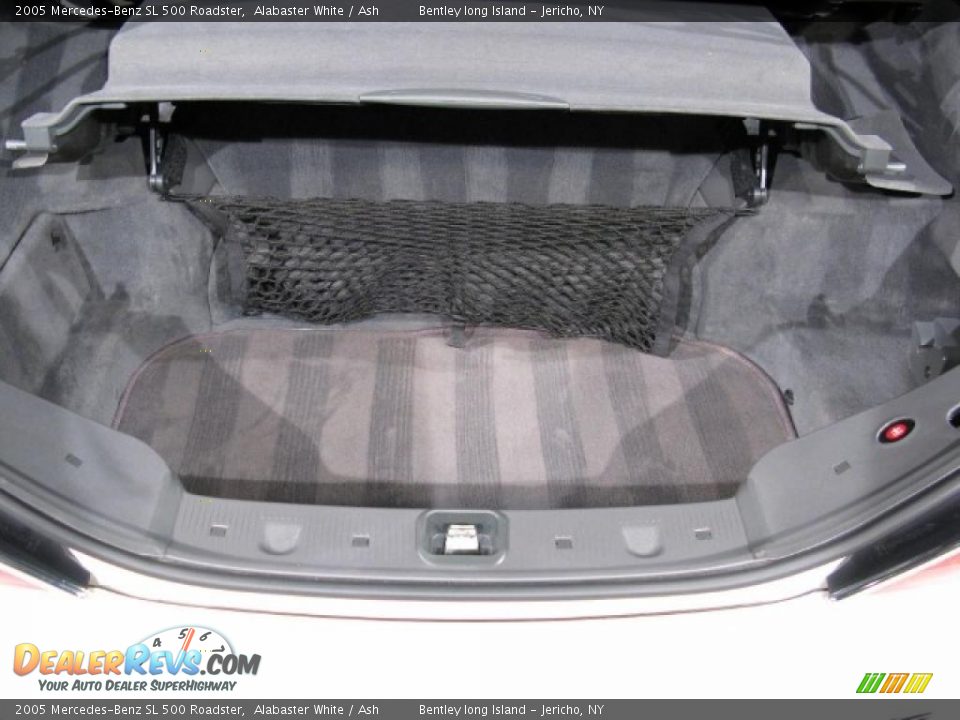 2005 Mercedes-Benz SL 500 Roadster Alabaster White / Ash Photo #16