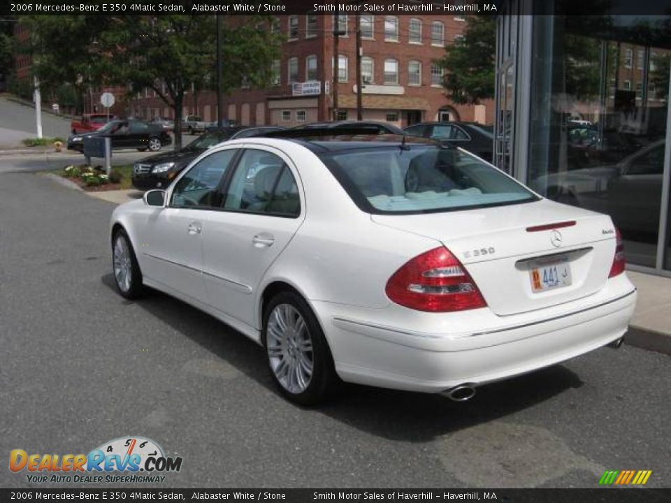 2006 Mercedes-Benz E 350 4Matic Sedan Alabaster White / Stone Photo #2