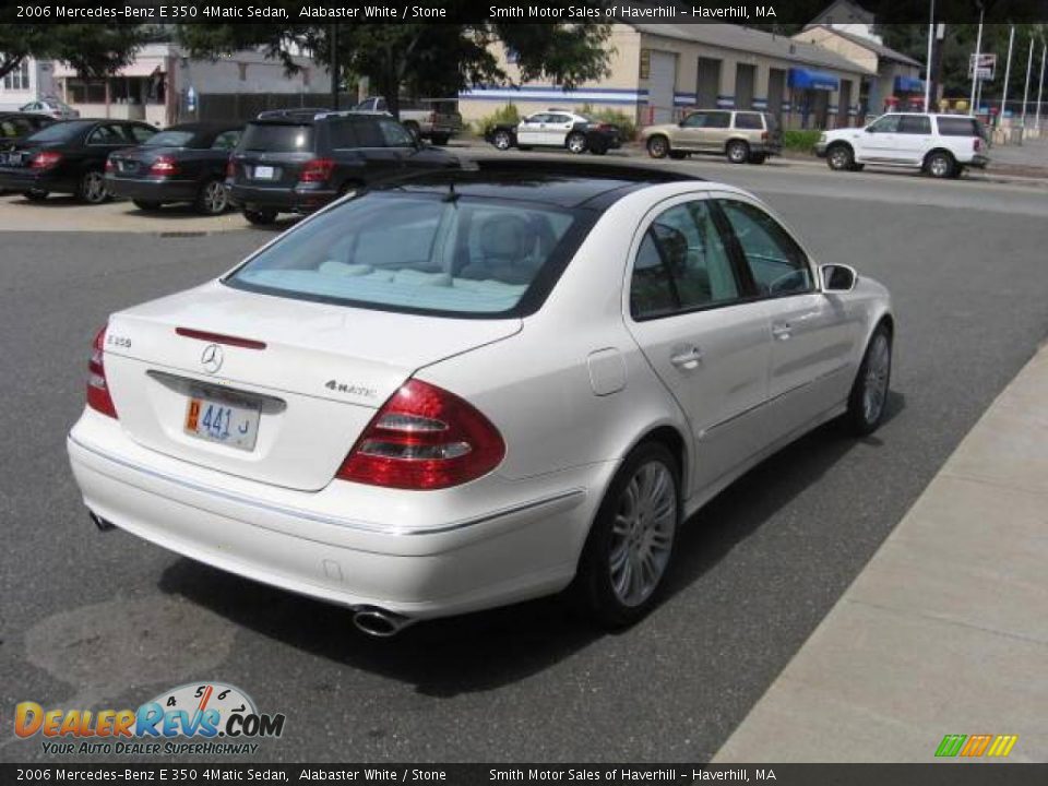 2006 Mercedes-Benz E 350 4Matic Sedan Alabaster White / Stone Photo #4