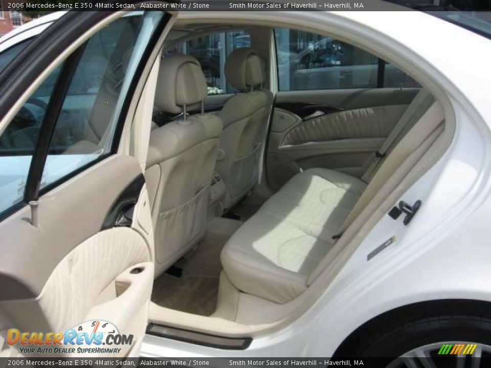 2006 Mercedes-Benz E 350 4Matic Sedan Alabaster White / Stone Photo #5