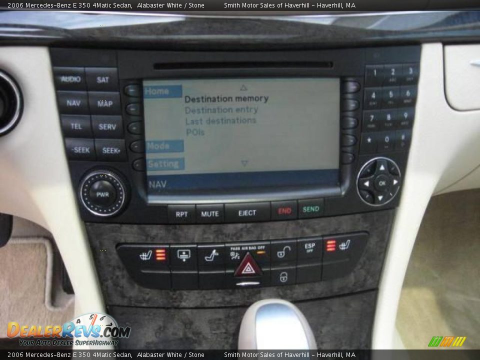 2006 Mercedes-Benz E 350 4Matic Sedan Alabaster White / Stone Photo #9