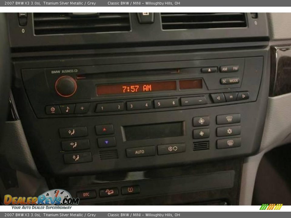 2007 BMW X3 3.0si Titanium Silver Metallic / Grey Photo #14