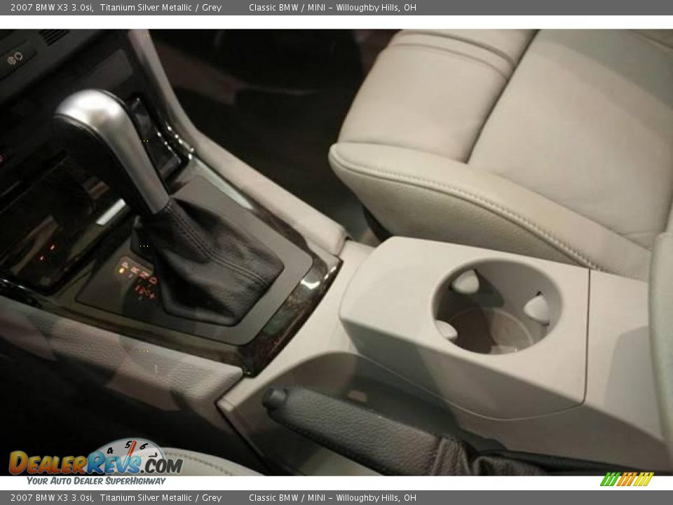 2007 BMW X3 3.0si Titanium Silver Metallic / Grey Photo #15