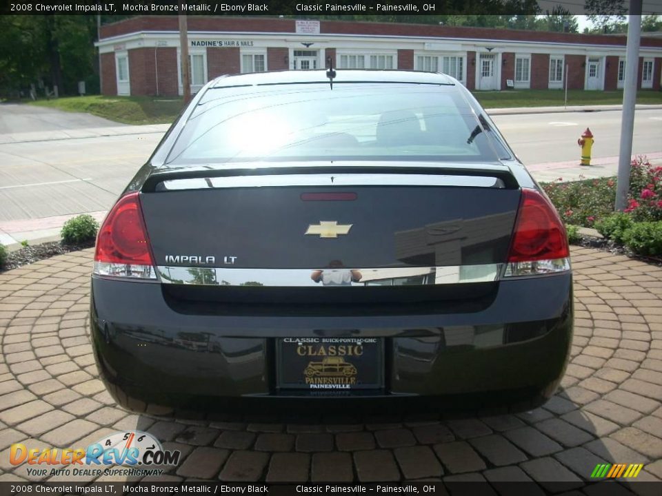 2008 Chevrolet Impala LT Mocha Bronze Metallic / Ebony Black Photo #7