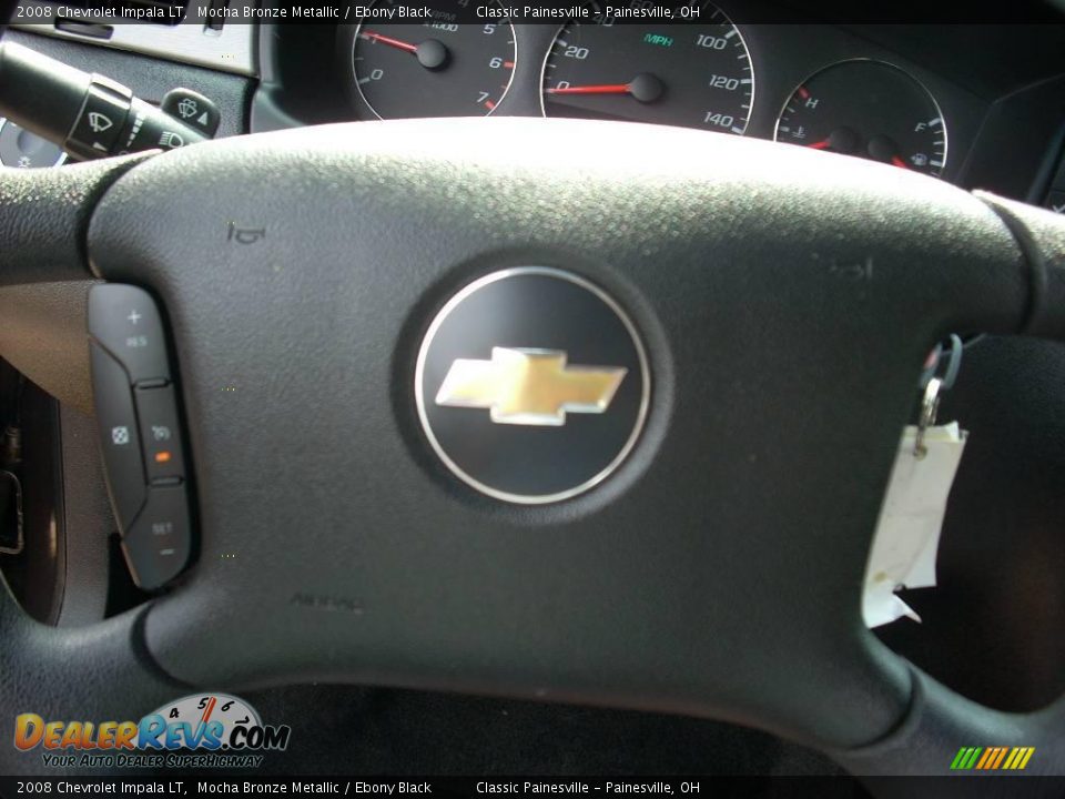2008 Chevrolet Impala LT Mocha Bronze Metallic / Ebony Black Photo #14