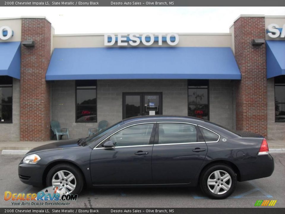 2008 Chevrolet Impala LS Slate Metallic / Ebony Black Photo #1