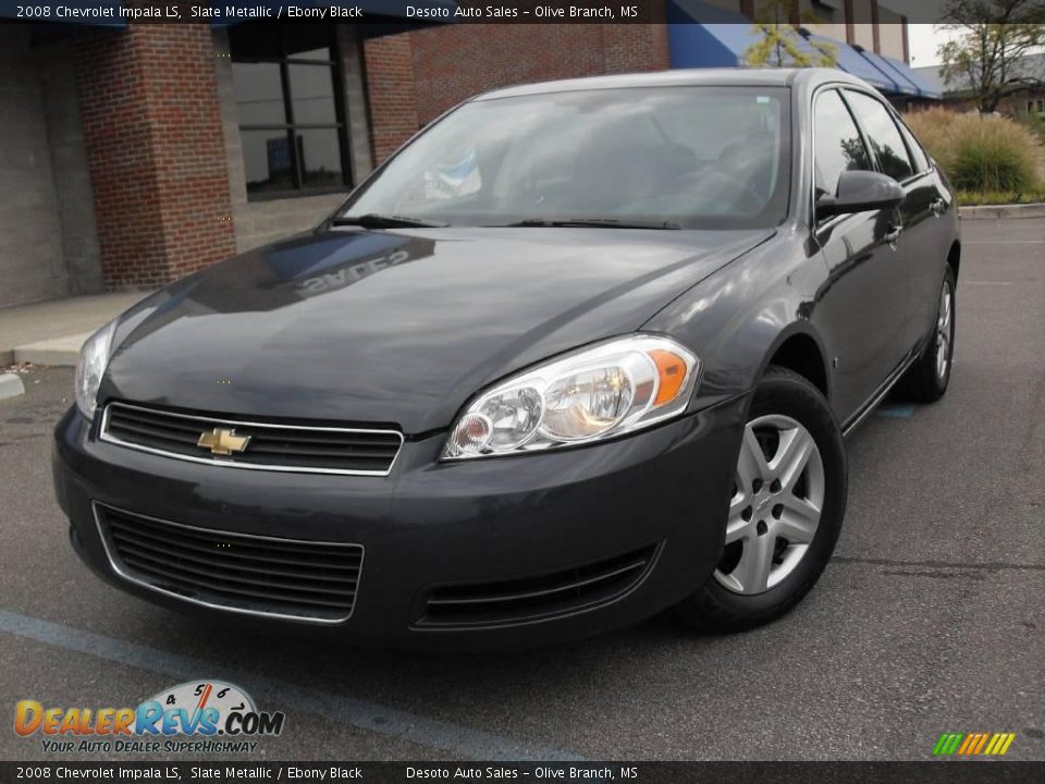 2008 Chevrolet Impala LS Slate Metallic / Ebony Black Photo #2