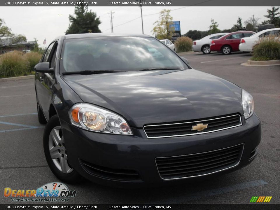 2008 Chevrolet Impala LS Slate Metallic / Ebony Black Photo #4