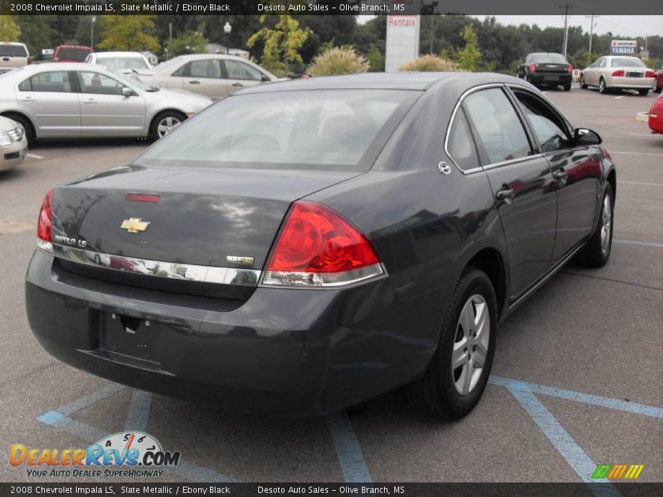 2008 Chevrolet Impala LS Slate Metallic / Ebony Black Photo #6