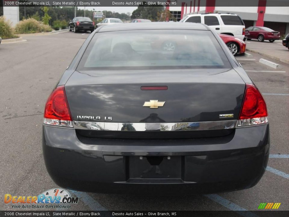 2008 Chevrolet Impala LS Slate Metallic / Ebony Black Photo #7