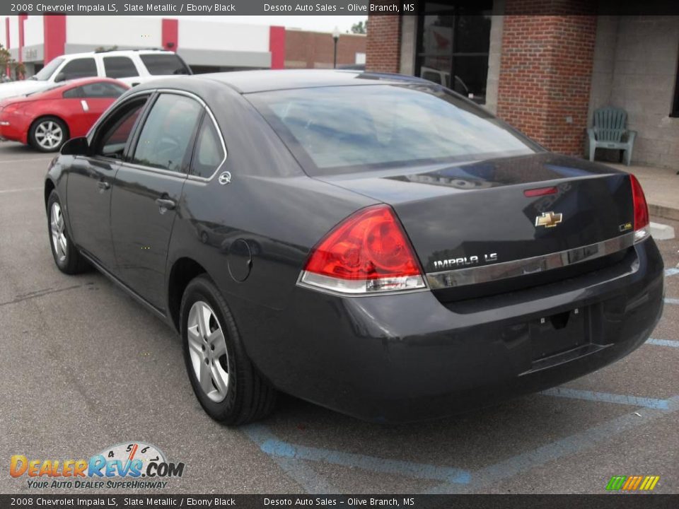 2008 Chevrolet Impala LS Slate Metallic / Ebony Black Photo #8
