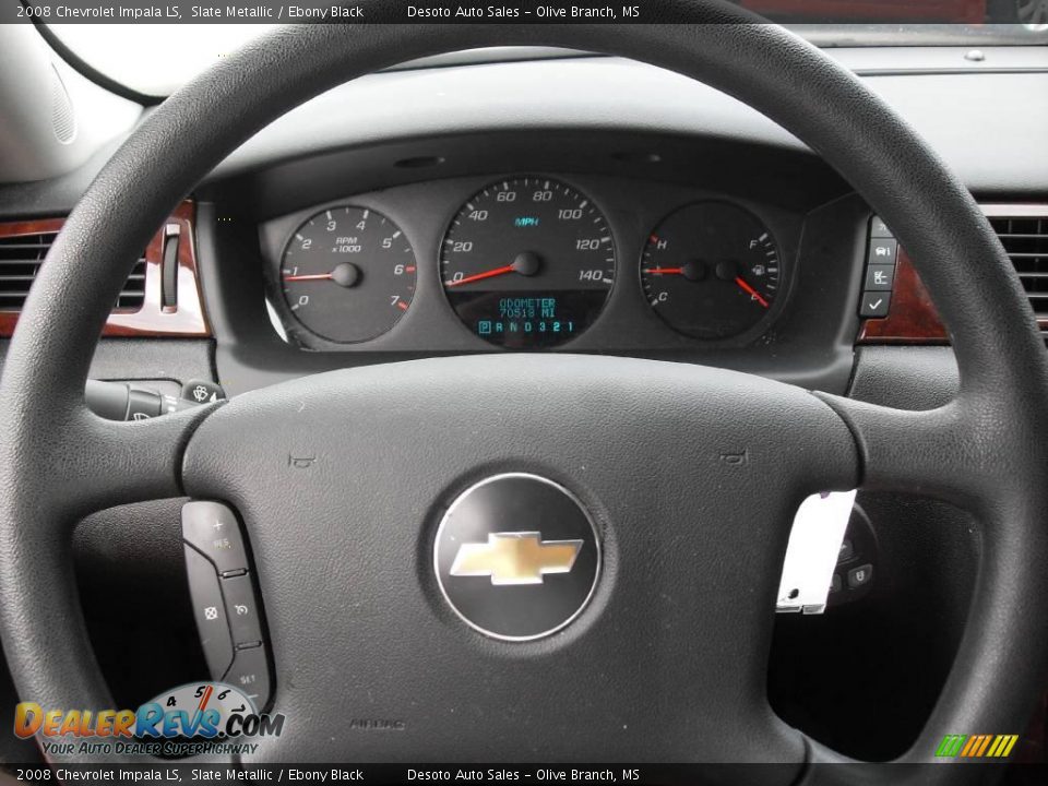 2008 Chevrolet Impala LS Slate Metallic / Ebony Black Photo #10