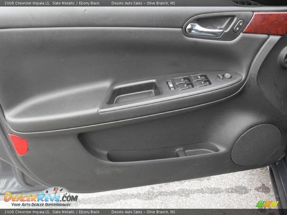 2008 Chevrolet Impala LS Slate Metallic / Ebony Black Photo #13