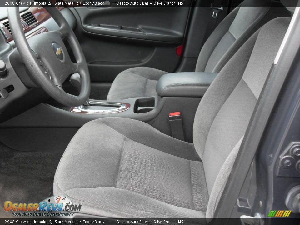 2008 Chevrolet Impala LS Slate Metallic / Ebony Black Photo #14