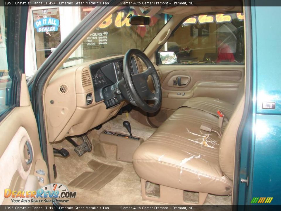 1995 Chevrolet Tahoe LT 4x4 Emerald Green Metallic / Tan Photo #27