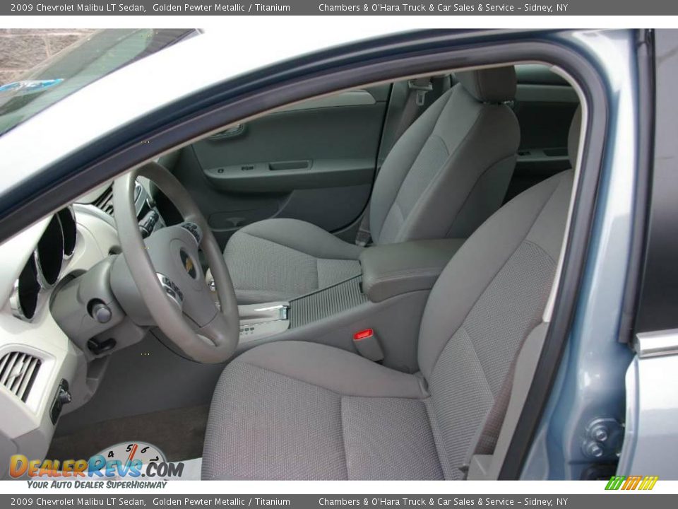 2009 Chevrolet Malibu LT Sedan Golden Pewter Metallic / Titanium Photo #3