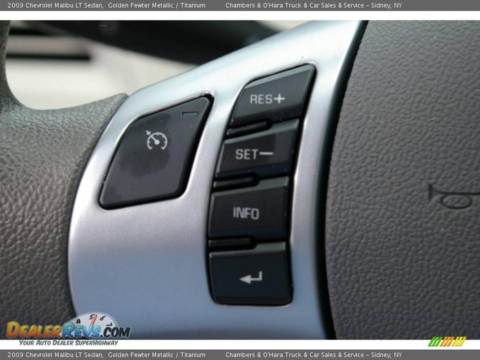 2009 Chevrolet Malibu LT Sedan Golden Pewter Metallic / Titanium Photo #6