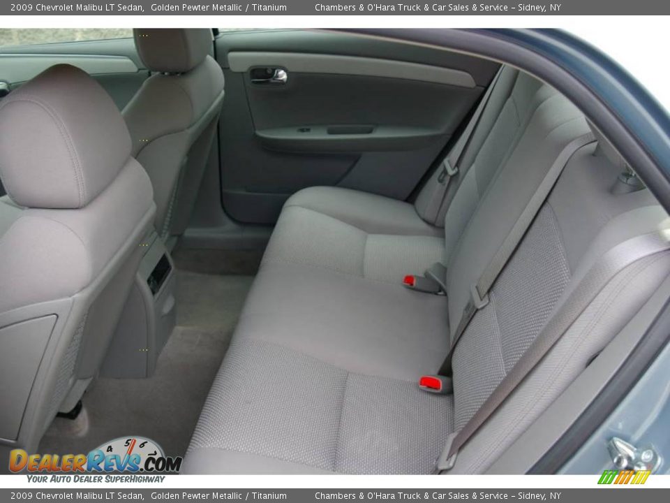 2009 Chevrolet Malibu LT Sedan Golden Pewter Metallic / Titanium Photo #9