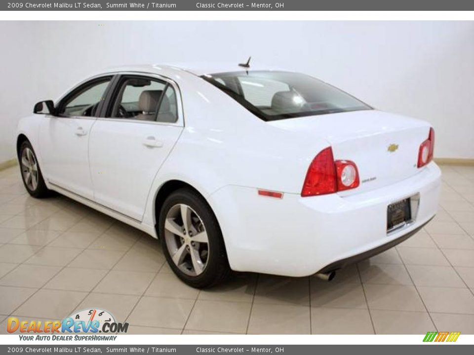 2009 Chevrolet Malibu LT Sedan Summit White / Titanium Photo #5