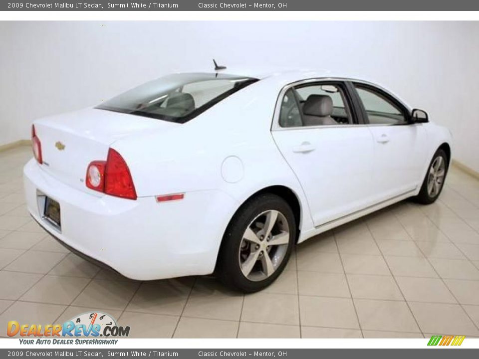 2009 Chevrolet Malibu LT Sedan Summit White / Titanium Photo #6