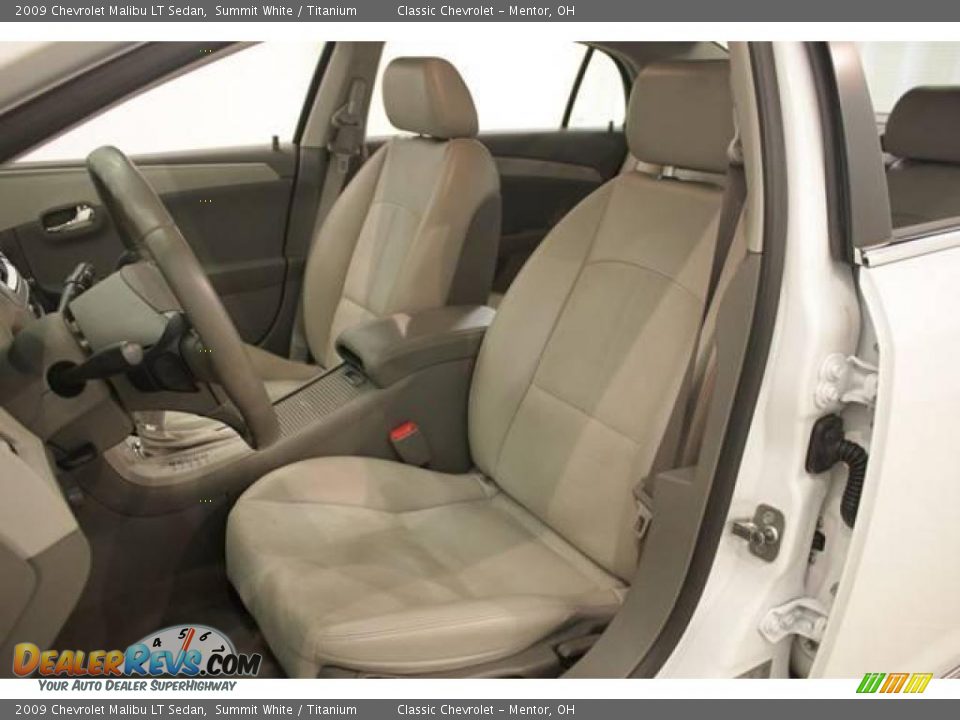 2009 Chevrolet Malibu LT Sedan Summit White / Titanium Photo #8