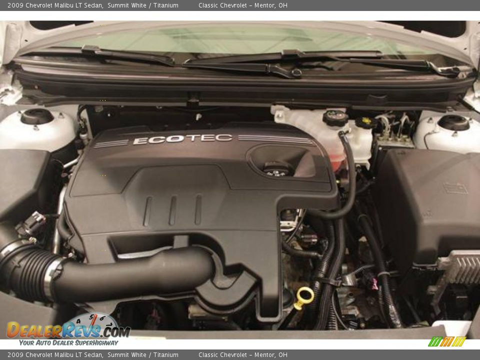 2009 Chevrolet Malibu LT Sedan Summit White / Titanium Photo #19