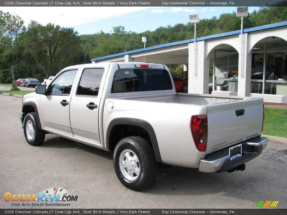 2006 Chevrolet Colorado LT Crew Cab 4x4 Silver Birch Metallic / Very Dark Pewter Photo #3