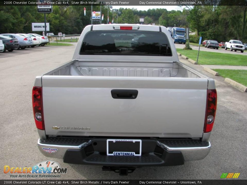 2006 Chevrolet Colorado LT Crew Cab 4x4 Silver Birch Metallic / Very Dark Pewter Photo #4