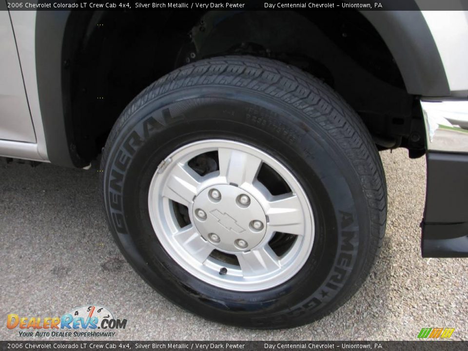 2006 Chevrolet Colorado LT Crew Cab 4x4 Silver Birch Metallic / Very Dark Pewter Photo #11