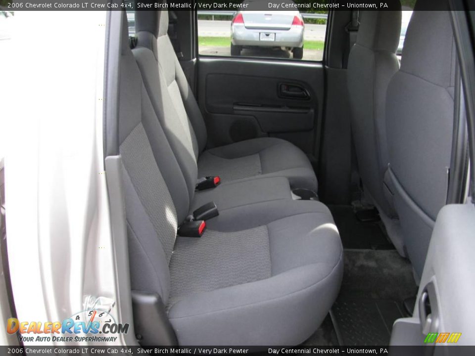 2006 Chevrolet Colorado LT Crew Cab 4x4 Silver Birch Metallic / Very Dark Pewter Photo #12