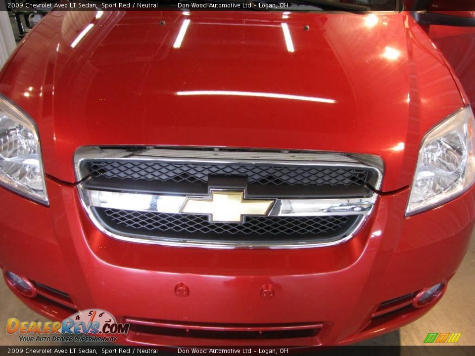 2009 Chevrolet Aveo LT Sedan Sport Red / Neutral Photo #7